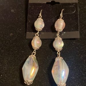 Silvertone Vintage BoHo Dangle Earrings